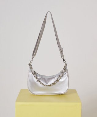 LeSportsac CHAIN SMALL CONV HOBO/シルバーシャインスナイデル シルバーシャインスナイデル