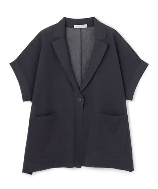 UNFILO L シアーフォルムニット ジャケットジレ