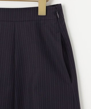 組曲 【セットアップ対応可】T/Wスーティング セミフレアスカート ネイビー系1