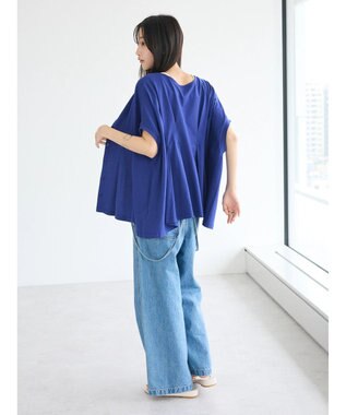 CRAFT STANDARD BOUTIQUE 前後2WAYタックプルオーバー Blue