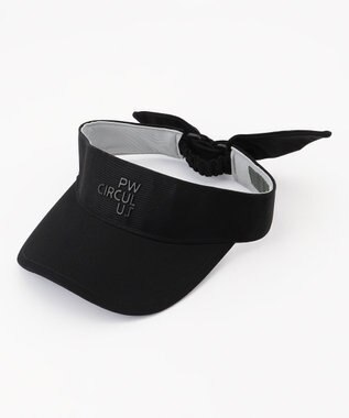 PW CIRCULUS 【NEW!】【WOMEN】リボンサンバイザー ブラック系