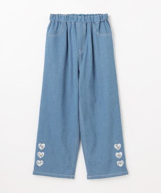 ANY KIDS デニムワイドパンツ ブルー