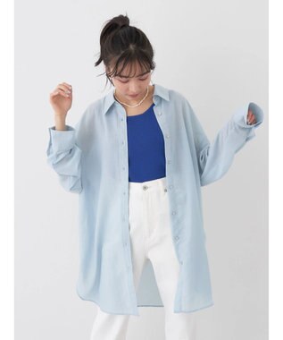 earth music&ecology ウ゛ィンテージボタンシャツ Sax