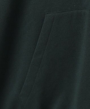 WEGO ワッペンロゴジップパーカー ダークグリーン