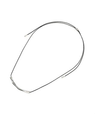 YECCA VECCA パイプコードネックレス Silver