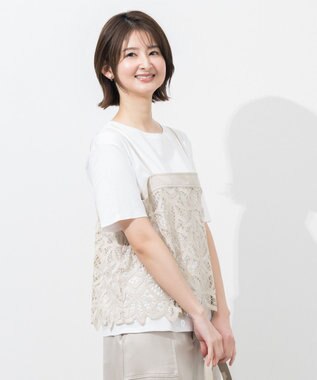 ONWARD Reuse Park 【23区】カットソー春夏 ベージュ