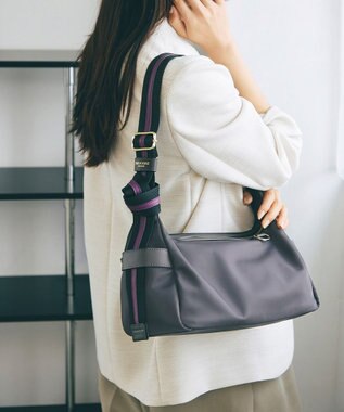 TOPKAPI 【TREASURE TOPKAPI】ナイロン ストライプ ベルト ショルダー バッグ