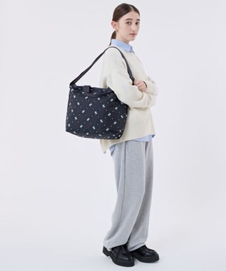 LeSportsac DELUXE EASY CARRY TOTE/フローラルラティスEMB フローラルラティスEMB
