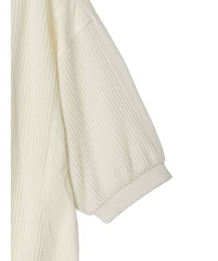 Green Parks ワッフル布帛ドッキングプルオーバー２ Off White