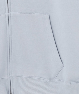 J.PRESS YORK STREET 【UNISEX】裏毛フルジップパーカー ブルー系