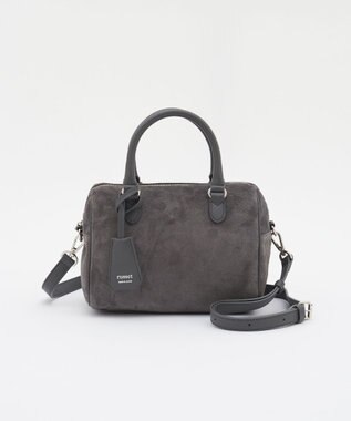 russet  スエード2WAYミニボストンバッグ(CE-1570-WEB) Gray