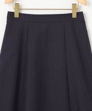 組曲 【セットアップ対応可】T/Wスーティング セミフレアスカート ネイビー系1