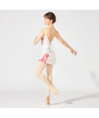 Chacott 【MAY NAGAHISA】ノースリーブレオタード ラズベリープリント