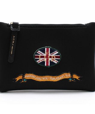 A.D.M.J. 【魔法の様に軽い】マジックライト/コード刺しゅうフラットポーチ2セット(S・LL) NE/AZU