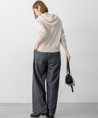 23区 【セットアップ対応】TWサキソニー タックワイド パンツ グレー系