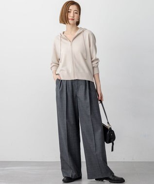 23区 【セットアップ対応】TWサキソニー タックワイド パンツ グレー系