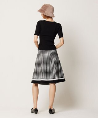 TOCCA 【洗える】RESONATE 千鳥柄スカート 千鳥柄系