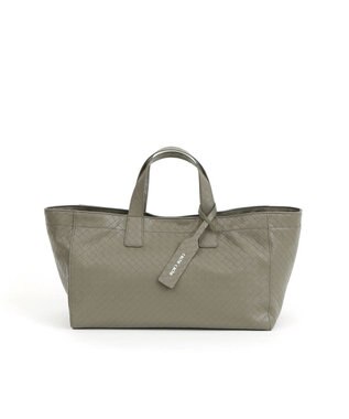 UNBILLION カシュカシュ cachecache / メッシュエンボス横長ショッパートート GY