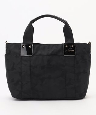 LA BAGAGERIE はっ水ジャカード2WAYトートバッグ ブラック