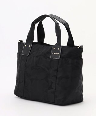LA BAGAGERIE はっ水ジャカード2WAYトートバッグ ブラック