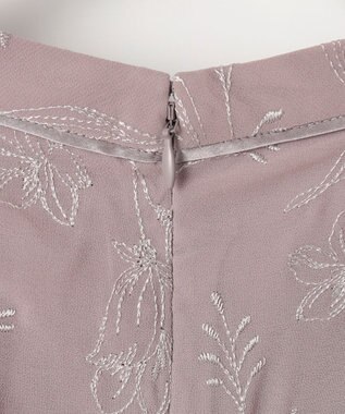 ANY SIS 【Lily Calin】ラインエンブロイダリー ドレス ピンク