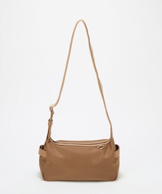 TOPKAPI 【TREASURE TOPKAPI】ナイロン ストライプ ベルト ショルダー バッグ キャメル