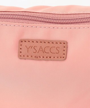 Y'SACCS ポーチ付きドットジャカードトート ピンクベージュ