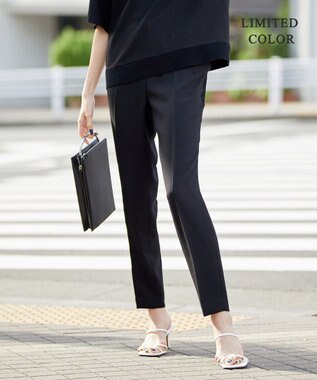 ICB L 【新色追加・洗える】 FluidBackSatin ドロストパンツ