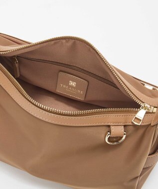 TOPKAPI 【TREASURE TOPKAPI】ナイロン ストライプ ベルト ショルダー バッグ キャメル