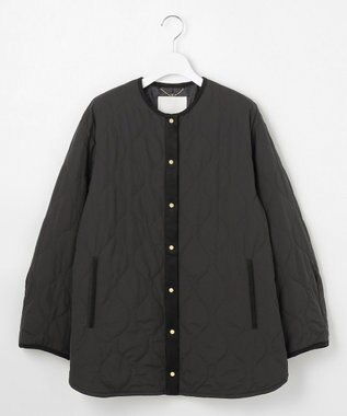 自由区 S 【洗える】パディングキルト アウター ブラック