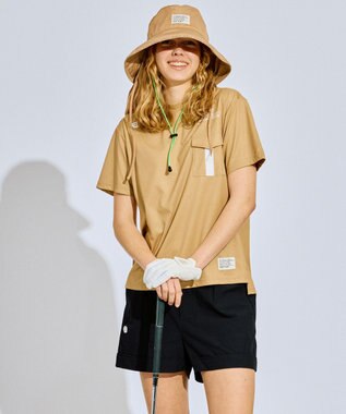 PW CIRCULUS 【WOMEN】サファリショーツ ゴルフウェア レディース ブラック系