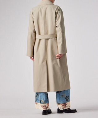 Paul Smith コットンギャバジン ロングコート ライトベージュ