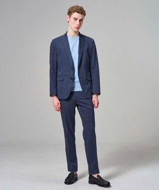 JOSEPH HOMME 【新素材】クールリネンストレッチ  テーパードパンツ / CITY ネイビー系