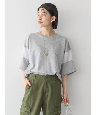 AMERICAN HOLIC 異素材ラインカットプルオーバー2