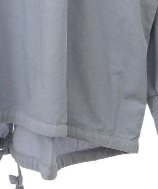 Green Parks ピグメント裾ドロストカットチュニック Sax