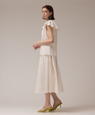 GRACE CONTINENTAL フレアタックスカート キナリ