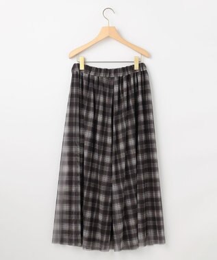 組曲 L 【先行予約】スポンディッシュニット ニットスカートセット チャコールグレー系