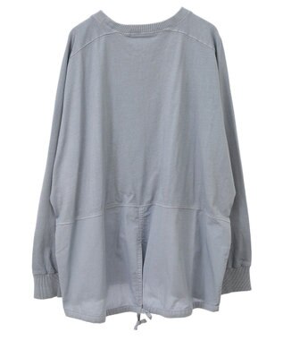 Green Parks ピグメント裾ドロストカットチュニック Sax