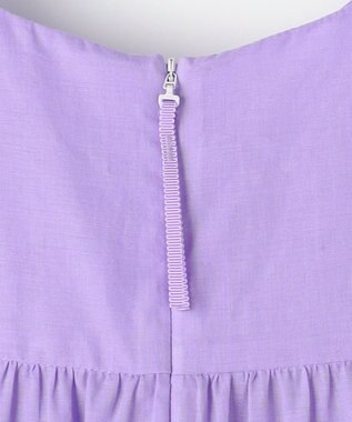 自由区 S コットンティアード ワンピース ラベンダー