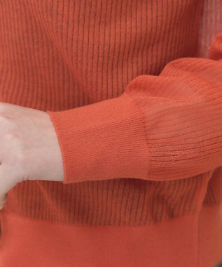 AMERICAN HOLIC シアーリブニットカーディガン Red