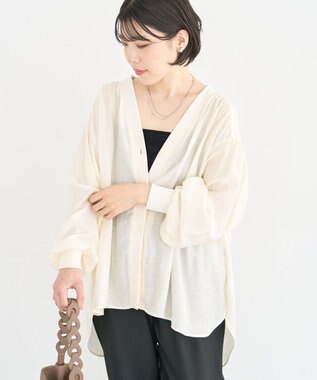 Green Parks リブドッキングシアーシャツ