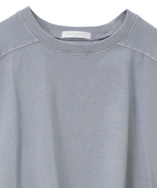 Green Parks ピグメント裾ドロストカットチュニック Sax