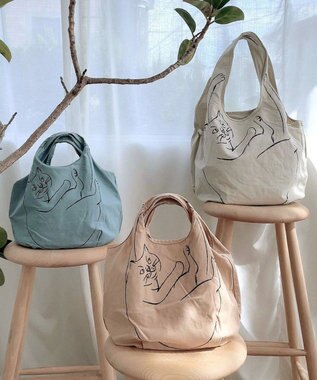 ROOTOTE 1191【ネコ:サブバッグ】NA.ルーショッパーミニ.マルシェ-C 02：クレイ