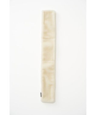 LOOM&SPOOL SRN3メリノウールあずきマフラー アイボリー