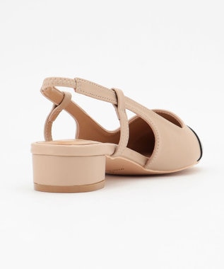 組曲 バイカラーバックストラップパンプス ベージュ系1