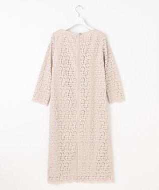 23区 【APPLAUDIR】オプティカルフラワーレース ドレス ベージュ系