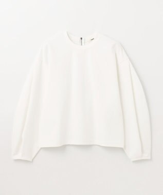 NAVE 【ReNAVE　UVカット・接触冷感・洗える】ボリュームスリーブジャージー ホワイト