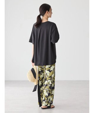 AMERICAN HOLIC イージーケア＋接触冷感プリントリラックスパンツ Light Khaki