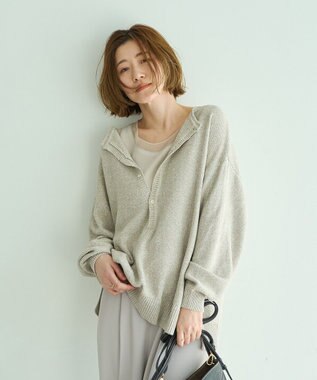 YECCA VECCA チュールMIXリブインナー Beige