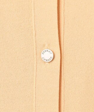 J.PRESS LADIES L 【洗える】レーヨンエリートストレッチ 編み柄 カーディガン イエロー系